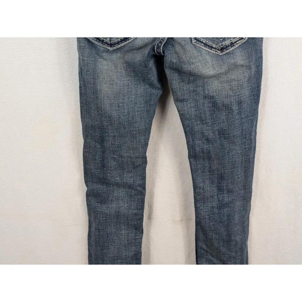 BKE Alec Straight Stretch Jeans Blue Men's/Boys Size 27R
